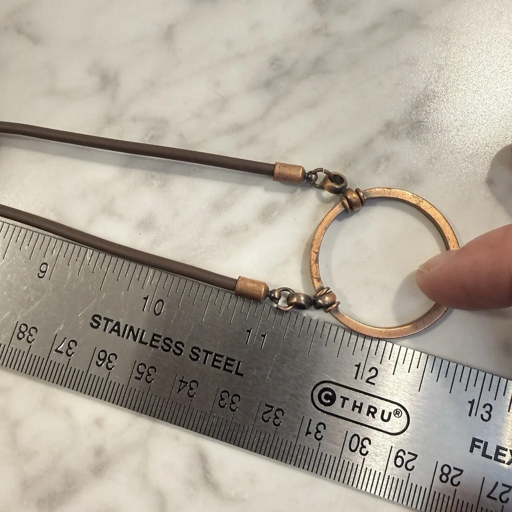 LA LOOP Eyeglass Sportloop Durable Stretchy Brown Copper Necklace Holder